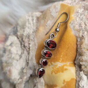 Lilly Barrack Sterling Silver .925 Tourmaline Drop Earring – 4Replacement Stones